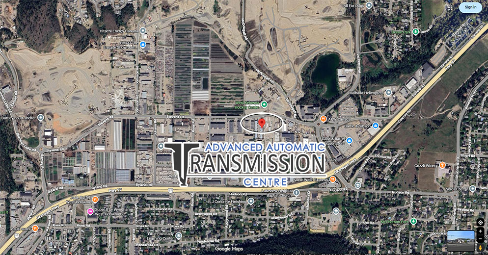 Advanced Transmission is located on Stevens Road in West Kelowna.